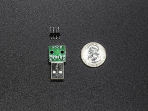 USB 2.0 Type A Breakout Module & 4-Pin Header Kit