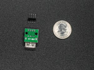 USB 2.0 Type A Breakout Module with A Female Connector