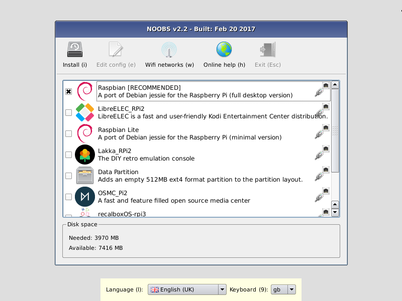 Raspberry Pi NOOBS - Piveral